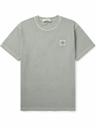 Stone Island - Logo-Appliquéd Cotton-Jersey T-Shirt - Green