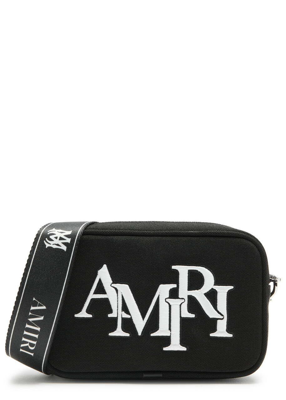 Amiri Staggered Canvas Camera bag - Black - One Size Amiri