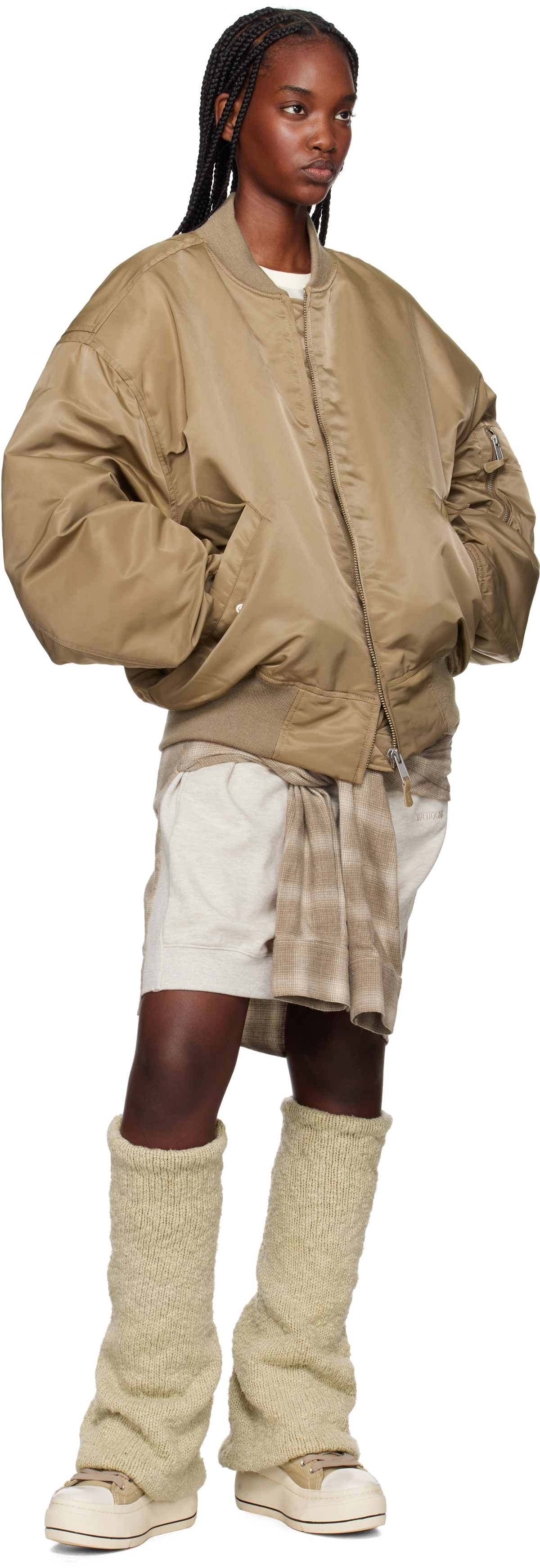 R13 Khaki Kurt High Top Warmer Sneakers