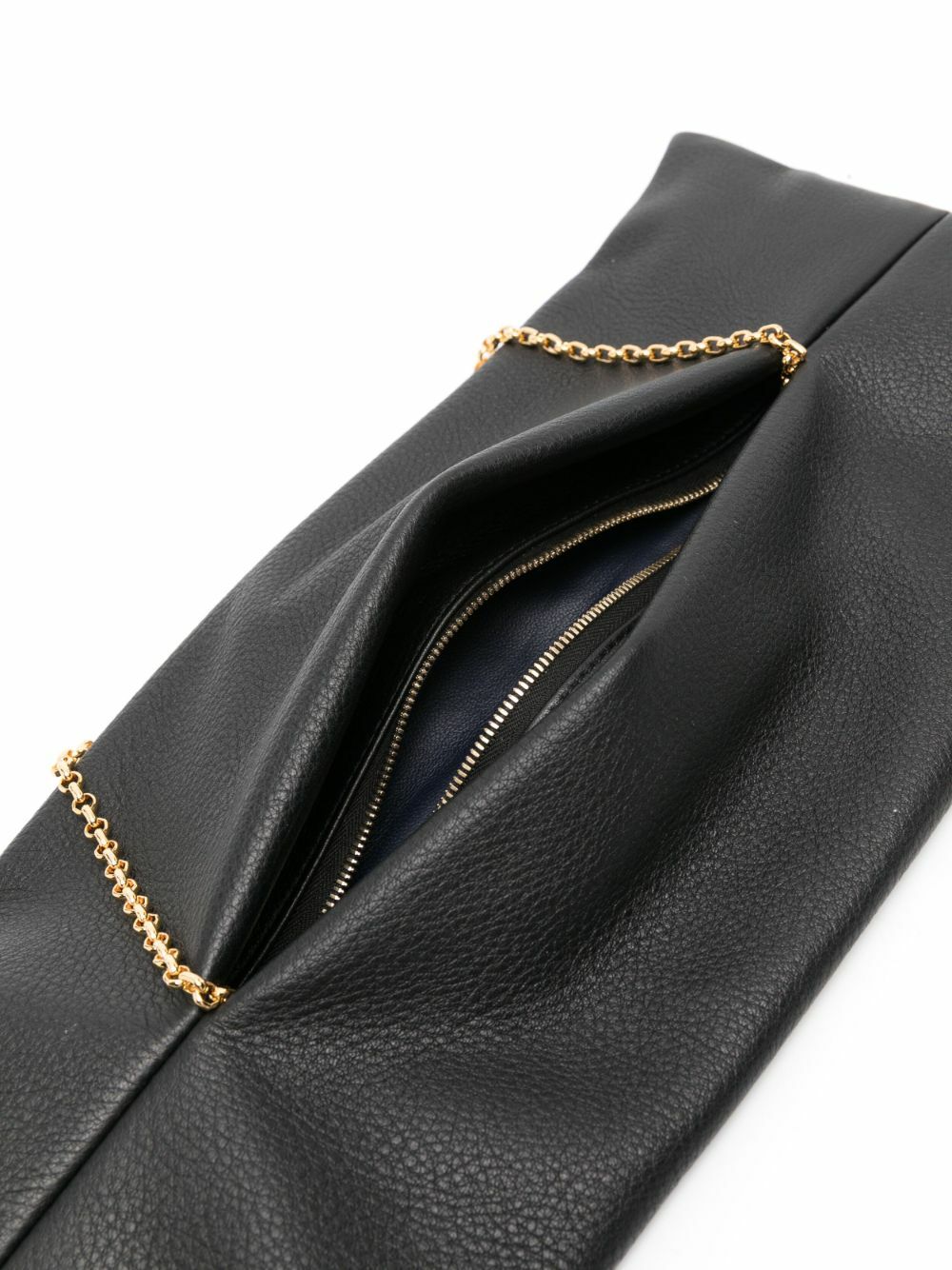 Tsatsas Black Anvil Leather Shoulder Bag