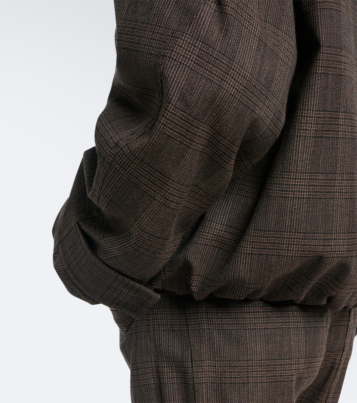 Acne Studios Prince of Wales check wool-blend jacket