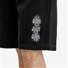 Fucking Awesome Men's 3 Spiral Denim Shorts in Black