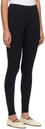 The Row Black Lanza Leggings