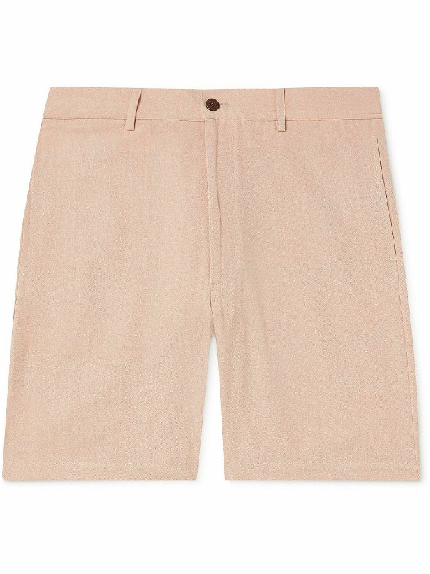 Photo: SMR Days - Leeward Wide-Leg Bamboo and Cotton-Blend Shorts - Pink