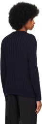 Massimo Alba Navy Loris Sweater