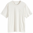 AMI Paris Men's AMI Embossed Heart T-Shirt in Chalk