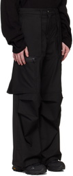 BRYAN JIMENÈZ SSENSE Exclusive Black Uniform Cargo Pants