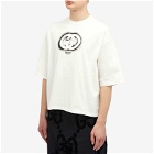 Gucci Men's Interlocking Sprayed Logo T-Shirt in White