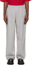 VETEMENTS Gray Cut Sweatpants