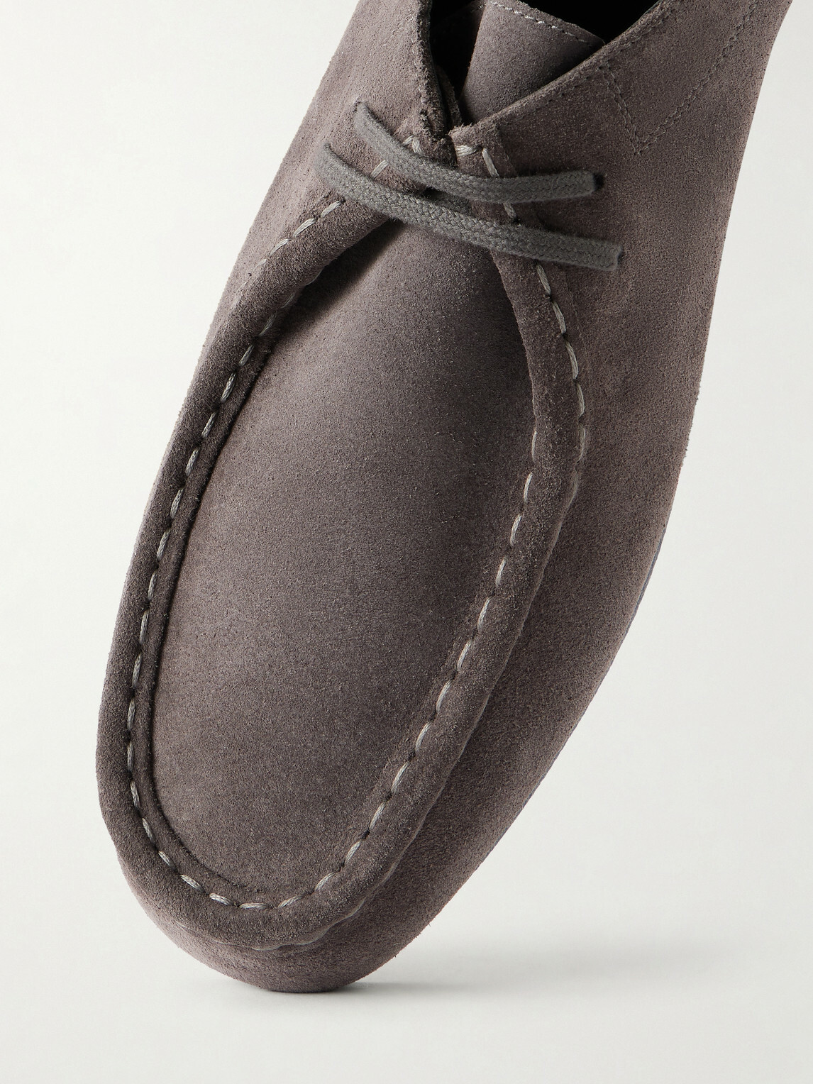Jil Sander - Suede Derby Shoes - Gray