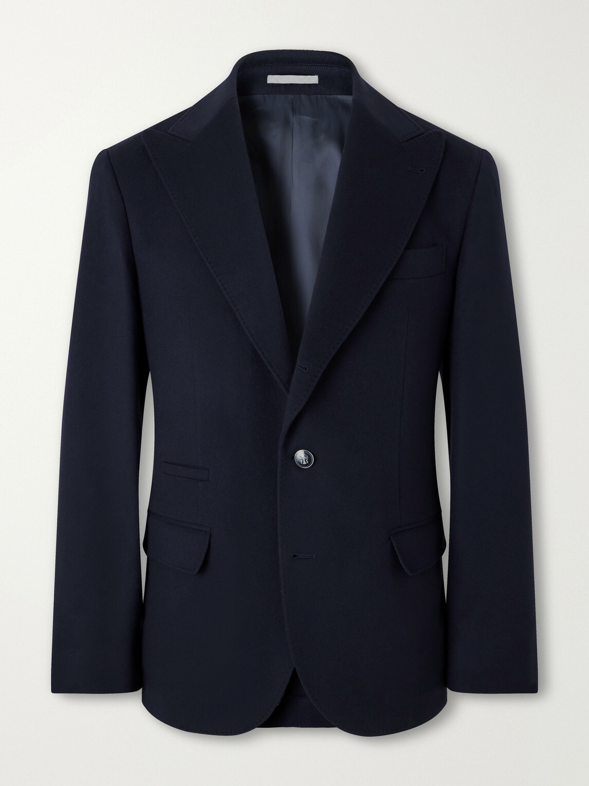 Brunello Cucinelli - Wool-Felt Suit Jacket - Blue