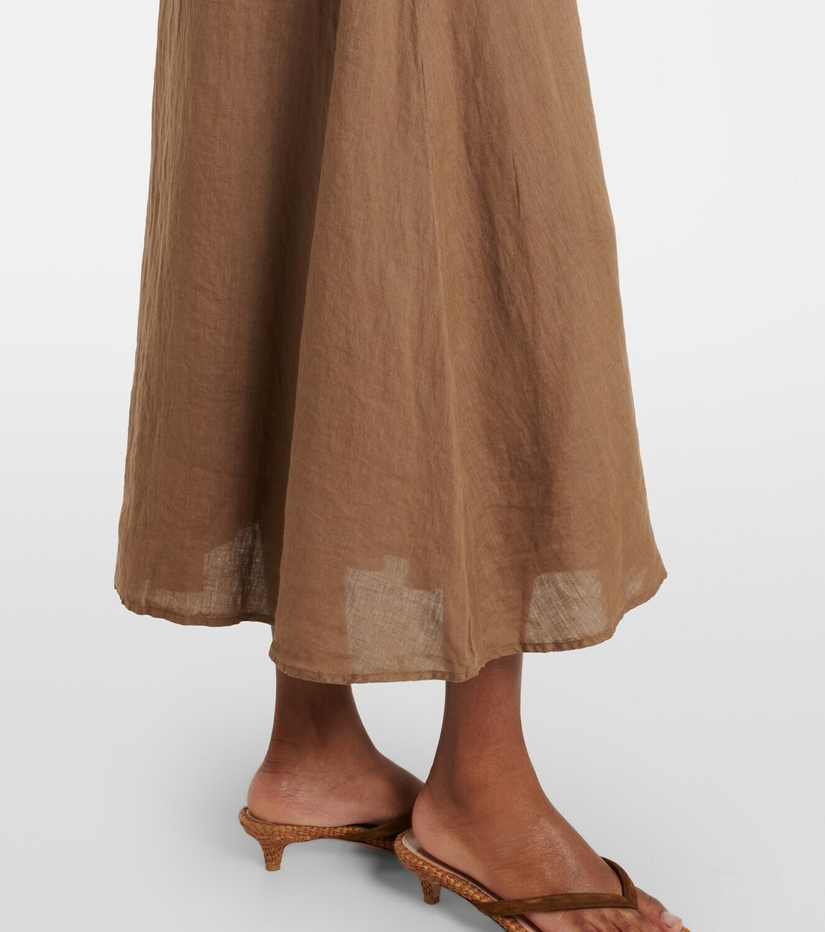 Velvet Reta linen midi dress