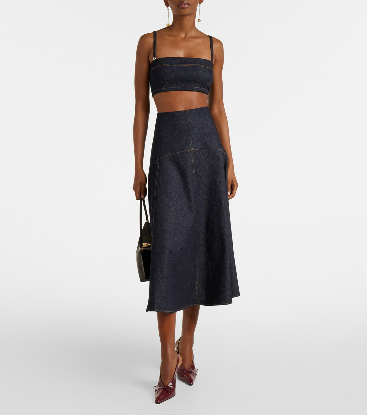 Jacquemus Bisou De-Nîmes denim bra top
