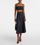 Jacquemus Bisou De-Nîmes denim bra top