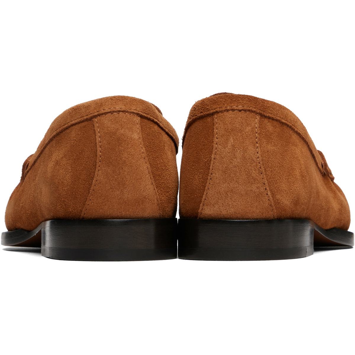 Dries Van Noten Tan Full Reverse Suede Calf Leather Loafers