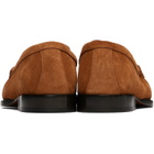 Dries Van Noten Tan Full Reverse Suede Calf Leather Loafers