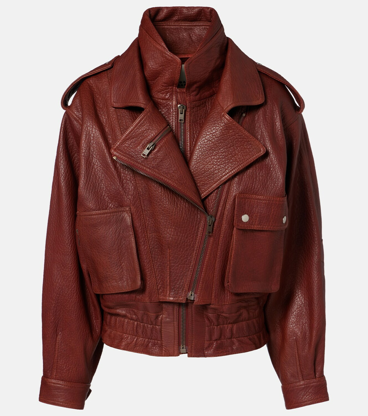 Isabel Marant Aneli leather bomber jacket