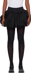 VAQUERA Black Pouf Miniskirt