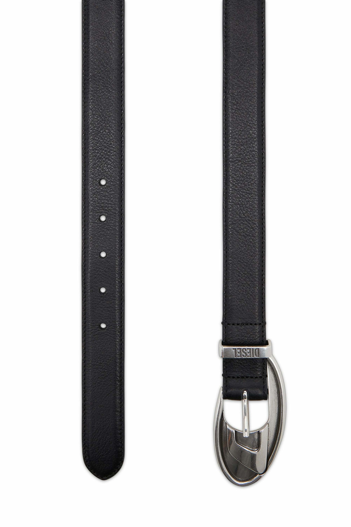 Diesel 3 cm belt in bonded leather - Belts - Unisex - Black