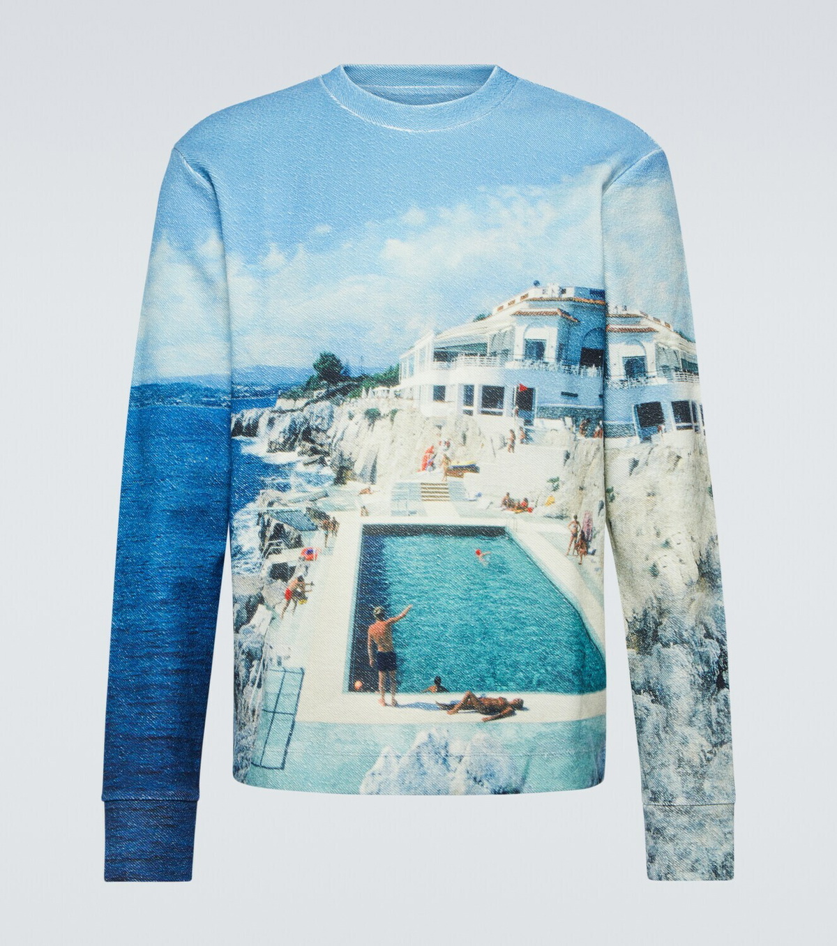 Orlebar Brown Printed cotton terry sweatshirt