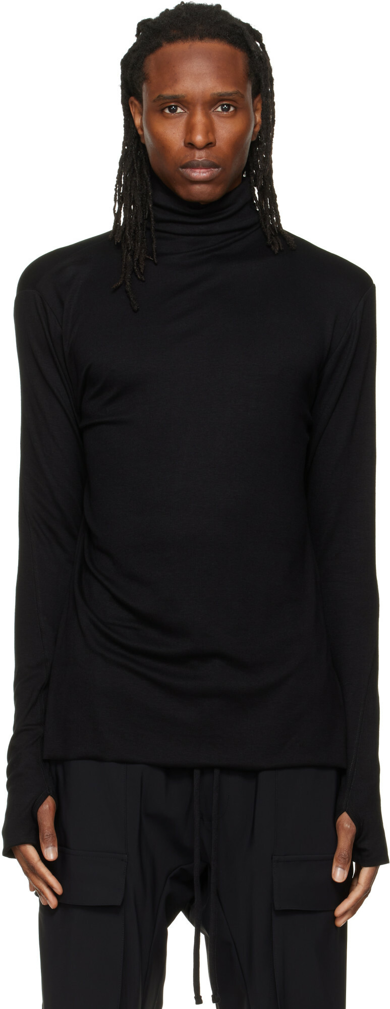 thom/krom Black TS 1003 Turtleneck