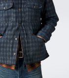 RRL Jacquard plaid denim jacket