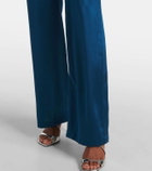 The Sei Silk satin wide-leg pants