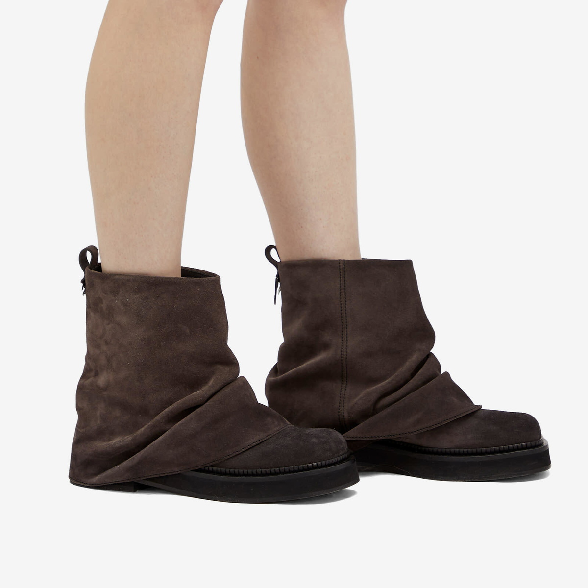 The Attico Women's Mini Robin Boot in Dark Grey The Attico