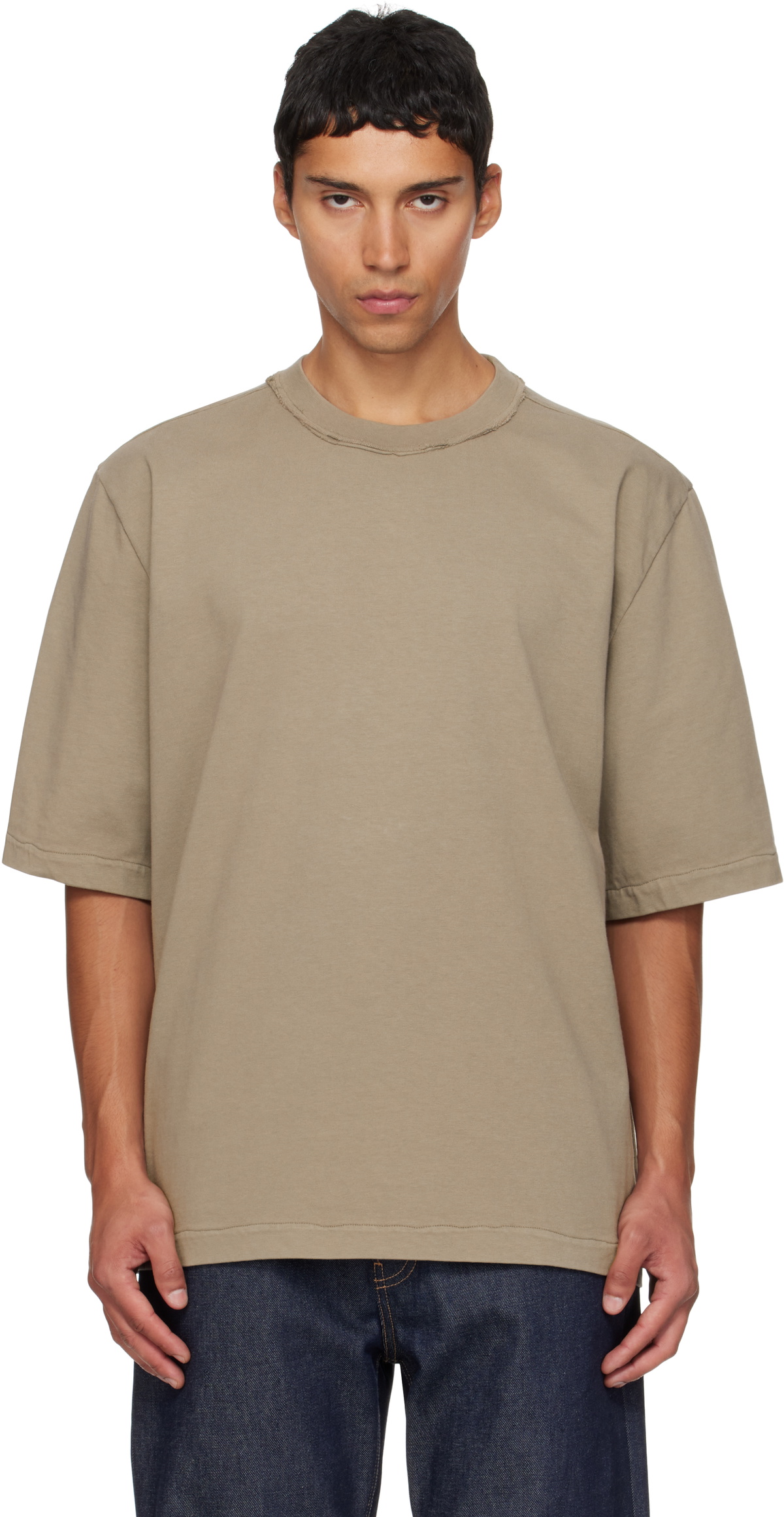 Camiel Fortgens Taupe Big T-shirt
