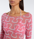Pucci Onda tulle top