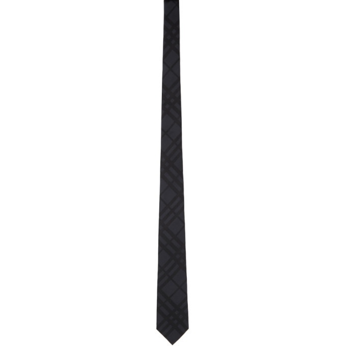 Photo: Burberry Black Check Manston Tie