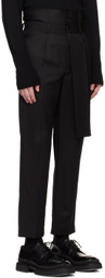 Steven Passaro SSENSE Exclusive Black Trousers