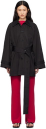 Birrot Black Car Coat
