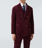 Brunello Cucinelli Cotton and cashmere corduroy suit
