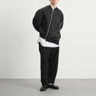 Comme des Garçons Men's Asymetric Bomber Jacket in Black