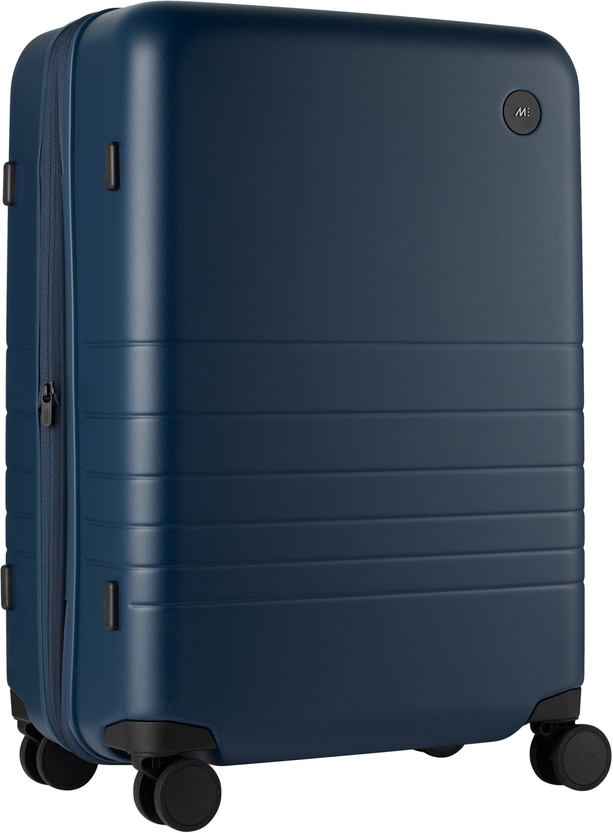Monos Navy Expandable Check-In Medium Suitcase