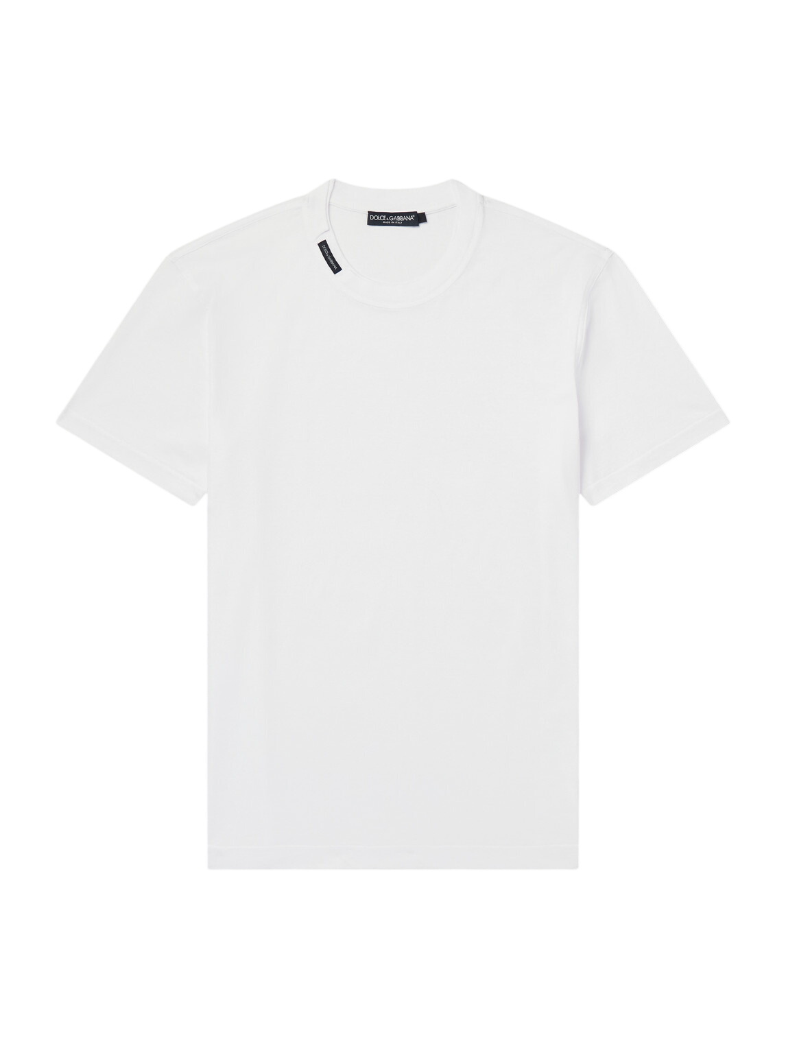 Dolce and Gabbana White Prince Patch T-Shirt Dolce & Gabbana