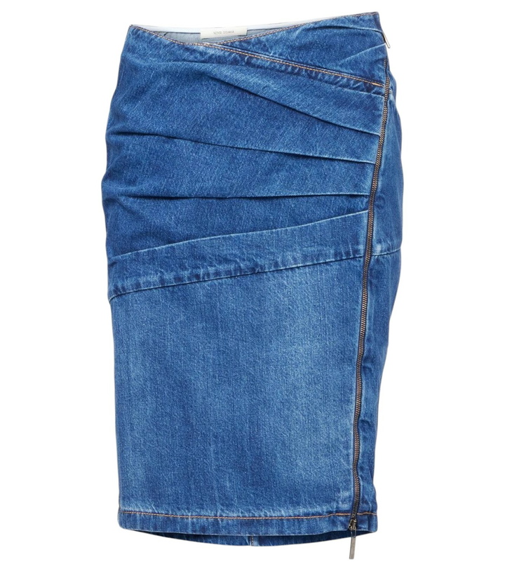 Photo: Nensi Dojaka Denim midi skirt