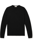 John Smedley - Niko Slim-Fit Recycled Cashmere and Merino Wool-Blend Sweater - Black