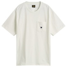 Needles Men's Papillion Pocket T-Shirt in White