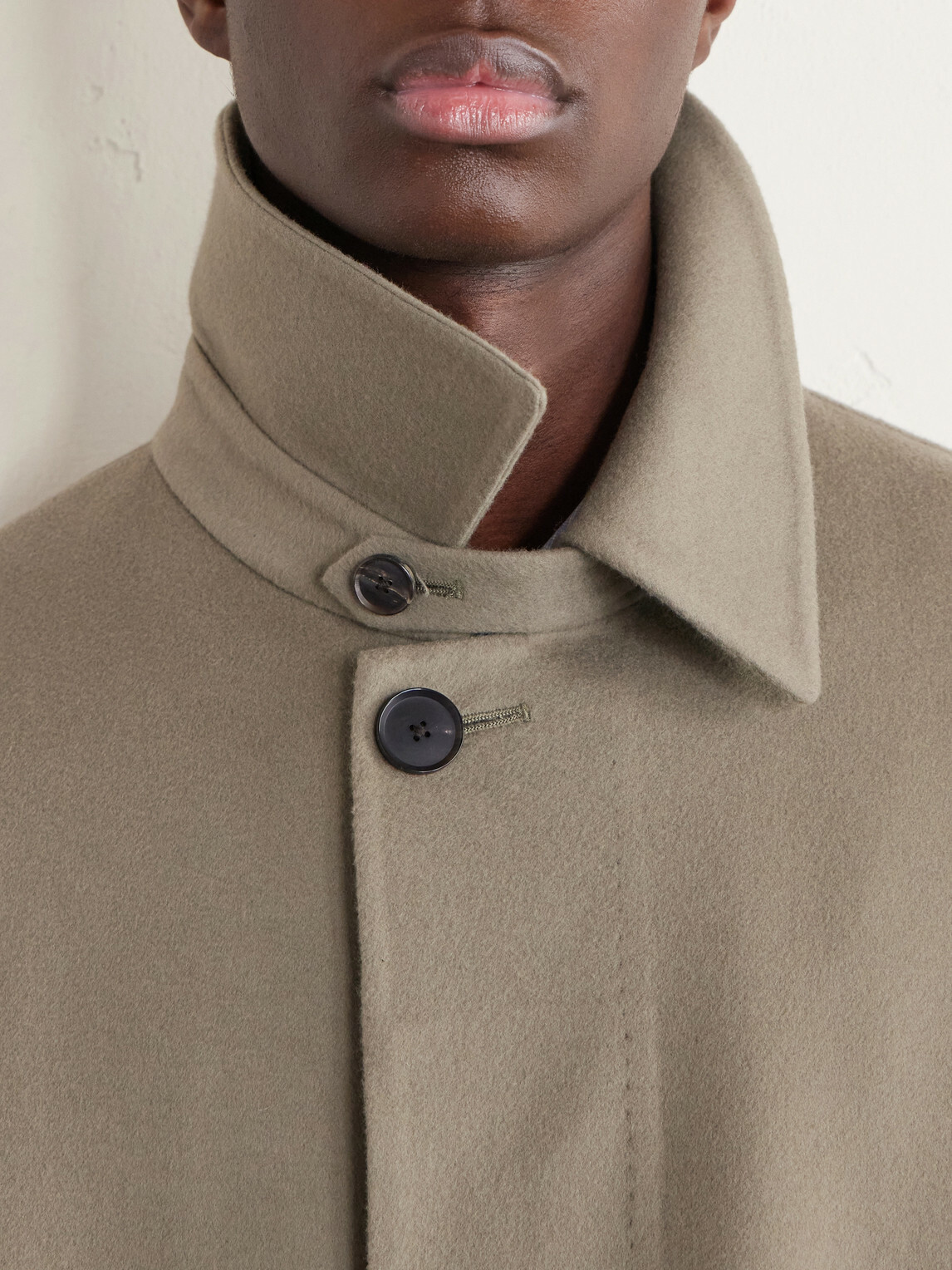 Auralee - Melton Wool Coat - Gray Auralee