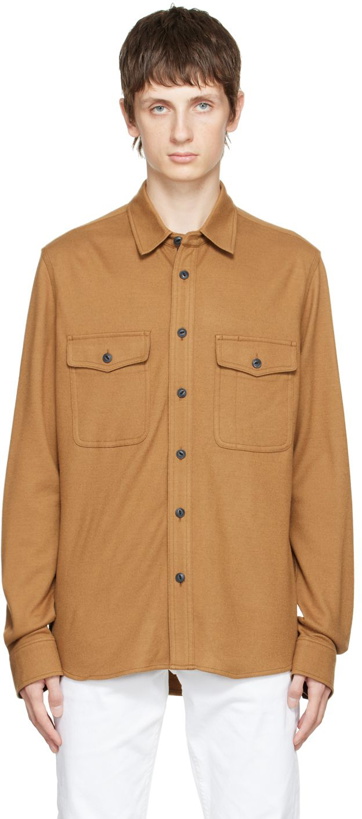 Photo: rag & bone Tan Jack Shirt