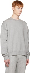 Nike Gray Embroidered Sweatshirt