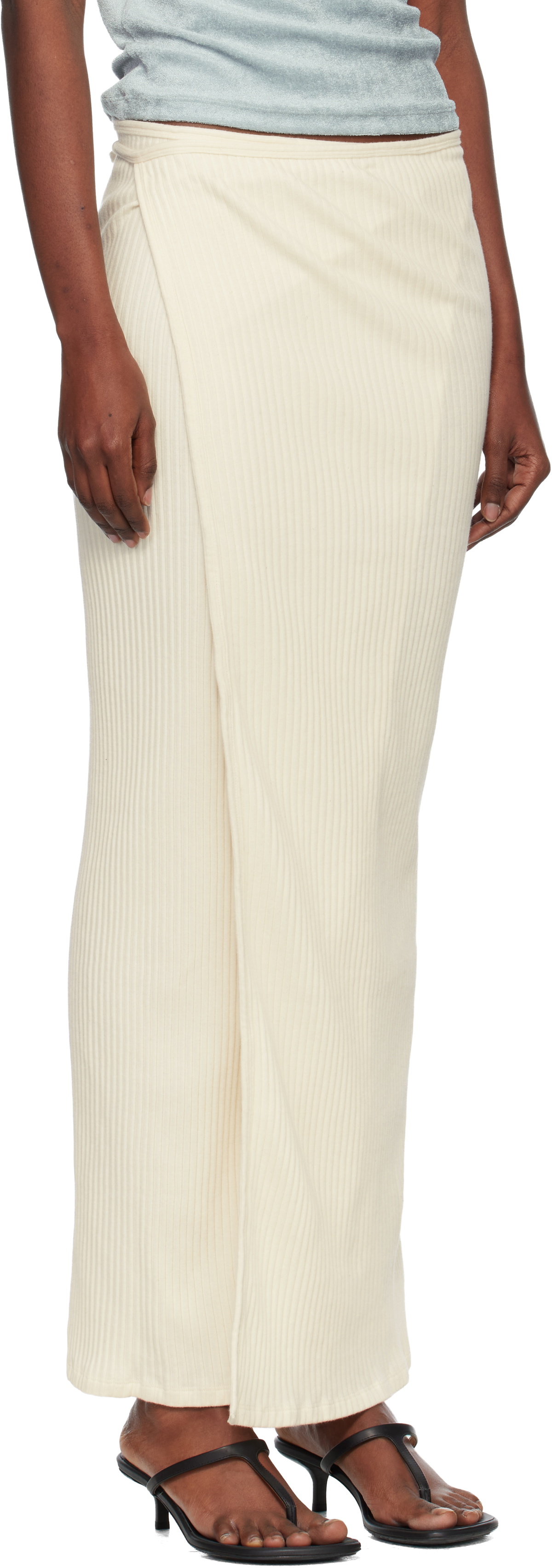 Baserange Off-White Brig Maxi Skirt