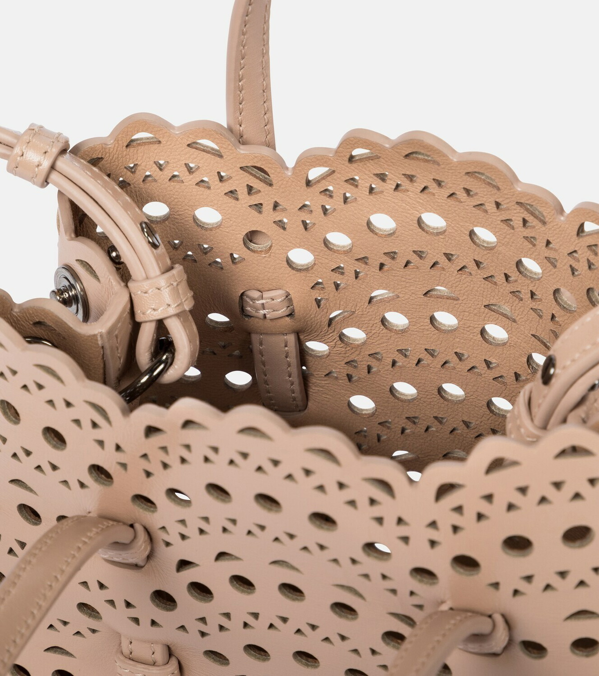Alaïa Le Mina 16 Vienne Wave leather tote bag ALAÏA
