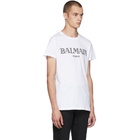 Balmain White Logo T-Shirt