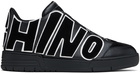 Moschino Black Streetball Maxi Logo Sneakers