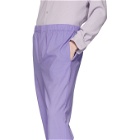 Tibi SSENSE Exclusive Purple Eamon Pull-On Trousers