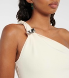Galvan Leticia one-shoulder bodysuit