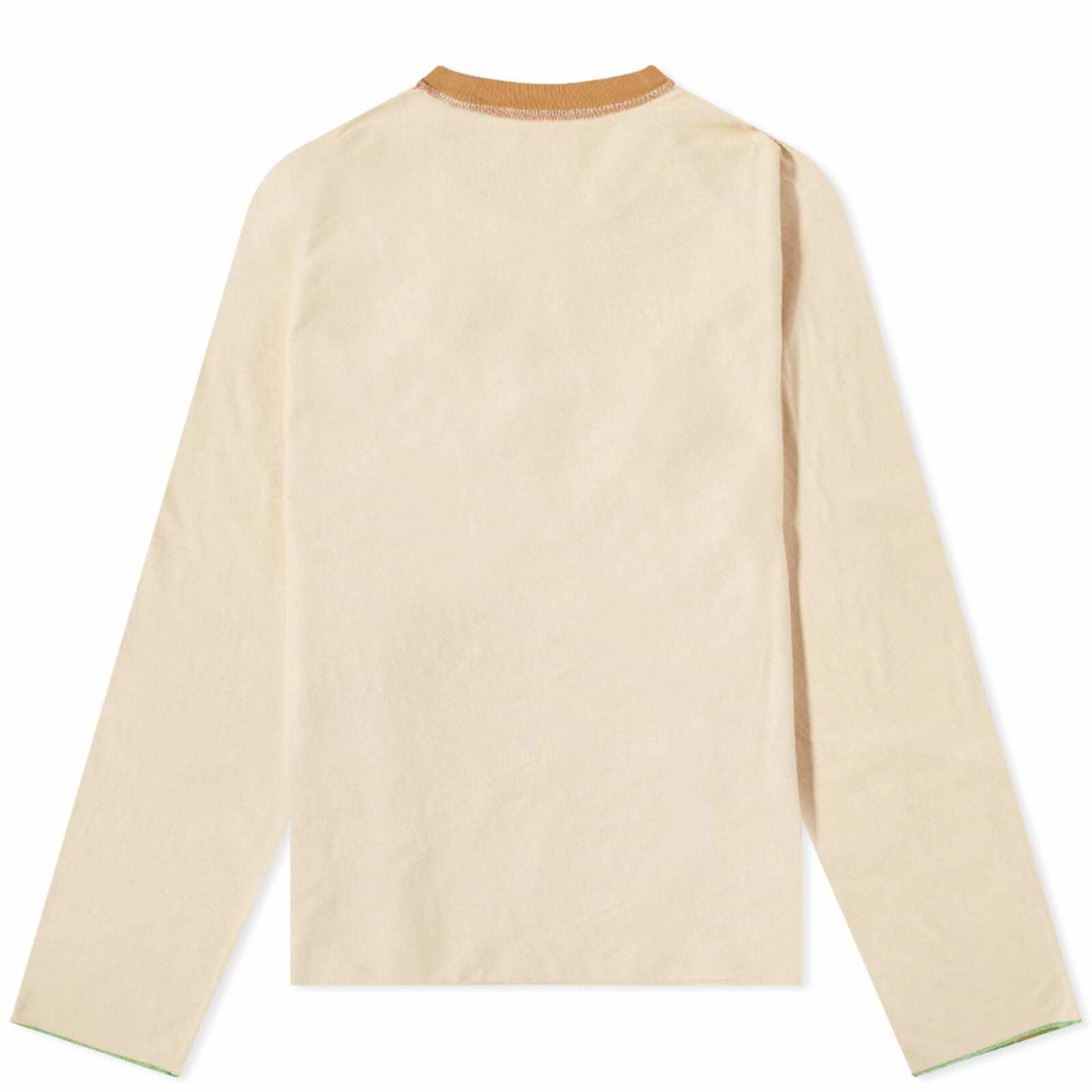 ERL Unisex Hurt Lover Reversible T-Shirt in Ivory Brown